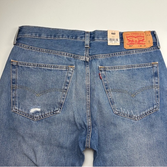 NWT Levi’s 501 Original Fit Jeans - Picture 9 of 15